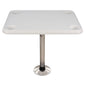 Springfield 16" x 28" Rectangle Table Package - White Thread-Lock