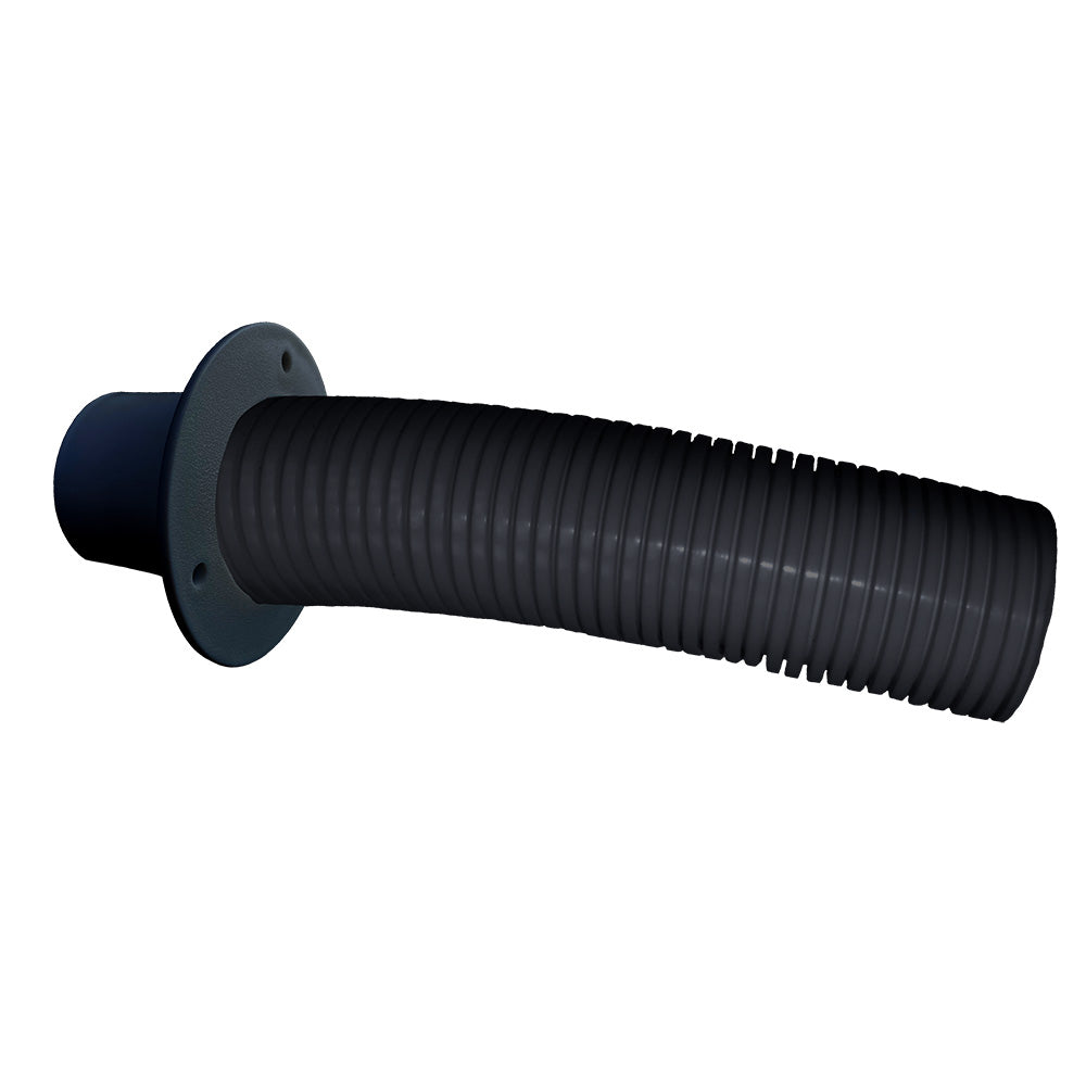 Trident Marine 10 Black Stern Flex Hose w/Transom Flange