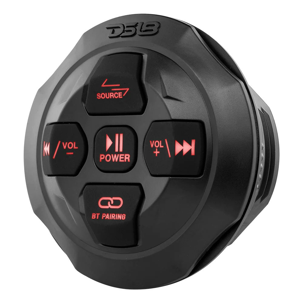 DS18 Waterproof Universal Bluetooth Streaming Audio Receiver w/Controller  Microphone